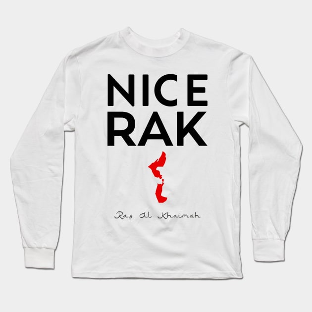 Ras  Al  Khaimah Long Sleeve T-Shirt by sadicus